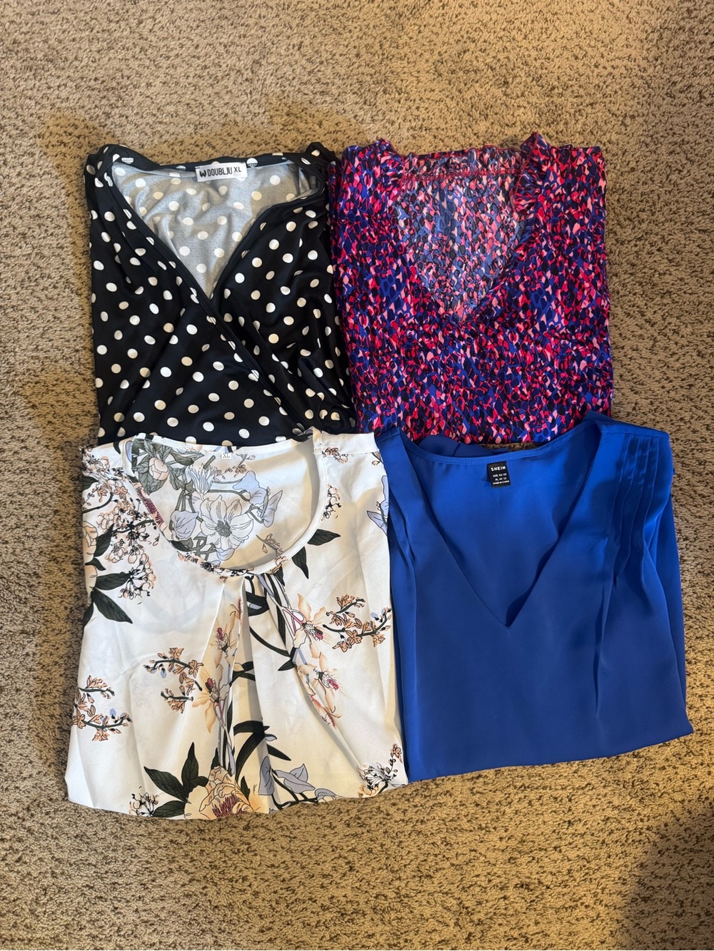 Women’s XL Sleeveless Dress Shirt Lot of 4